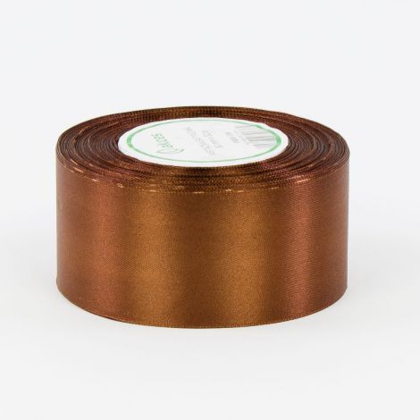 Wstążka satynowa Akces Brązowa, 38mm x 33m